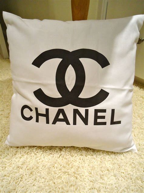 chanel bed throw|Chanel throw pillow.